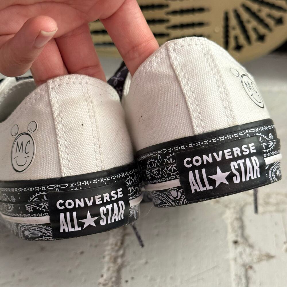 Converse X Miley Cyrus Chuck Taylor All Star Bandana paisley low top womens 6.5 - Picture 6 of 11